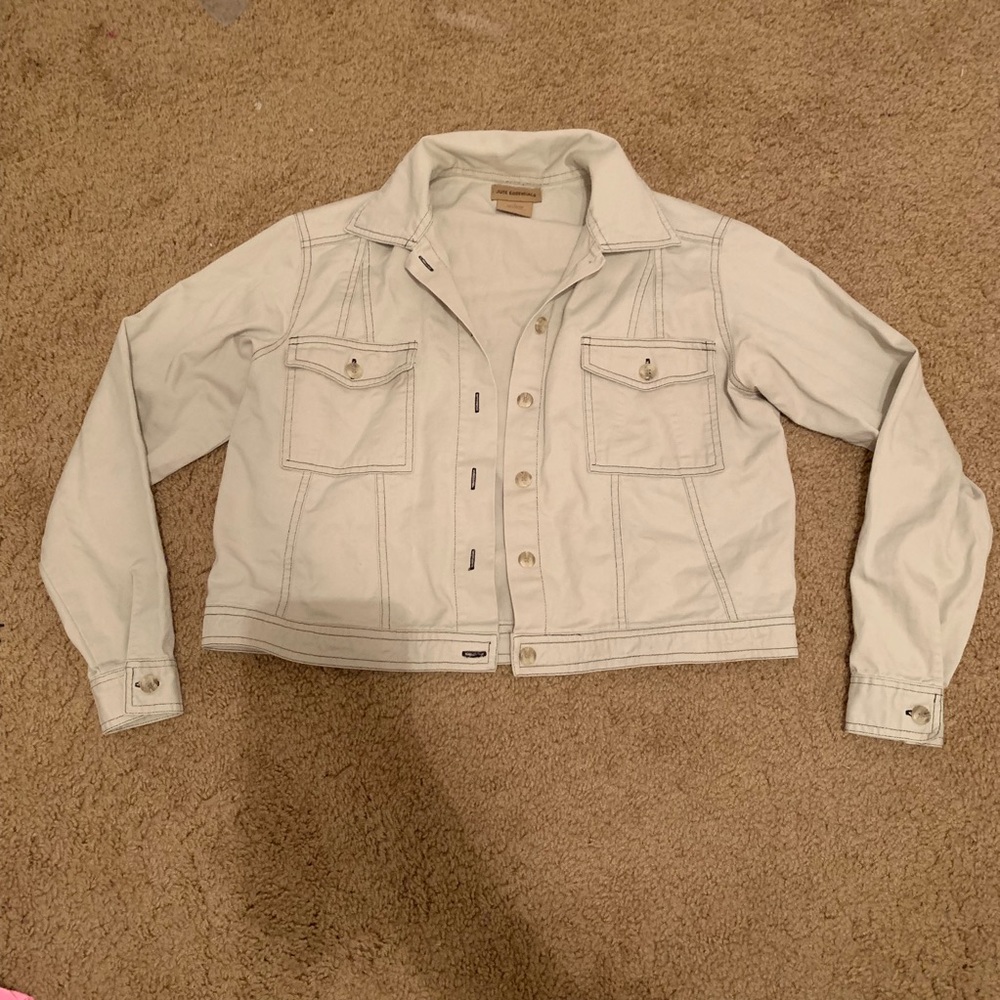 beige jacket